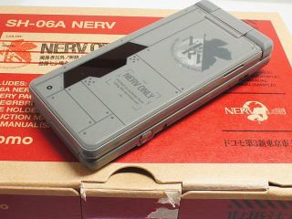 New DoCoMo Sharp SH 06A Evangelion Cellphone Eva Phone NERV