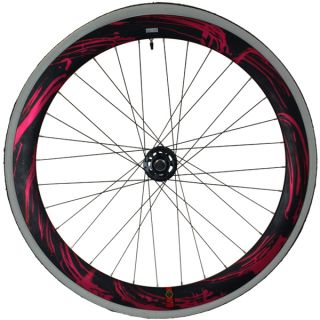Fixie Single Speed Road Bike Track Wheel Wheelset Deep V Tyres Pink