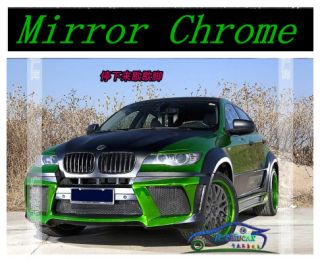 Green Mirror Chrome Wrapping Vinyl Film Air Release 24 X60 60cm x