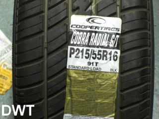 You are bidding on one (1) 215/55R16 Copper Cobra Radial G/T tire that