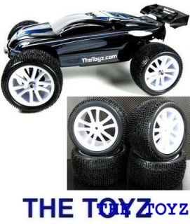 Traxxas Mini 1 16 Revo White Rim and Tire Set by The Toyz 201