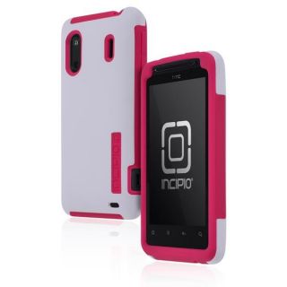 Incipio Silicrylic Case for HTC EVO Design 4G White Pink HT 206