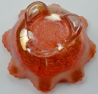 Fenton Art Glass Carnival Glass Marigold Bowl 3 75 Tall Collectible