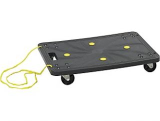 Compact dolly that discreetly tucks away when not in use. Ideal small