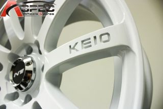 17 Inovit KE10 White Wheel Fit Mini Cooper s JCW Clubman Scion XB XA