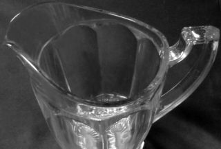 Vintage Westmoreland Glass Crystal Colonial Pattern Pitcher