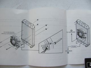 Electric Fan Radiator Temp Coolant Switch Kit 180 190 F