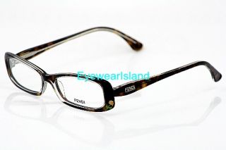 Fendi F814 Eyeglasses Havana Crystal 231 Optical Frame