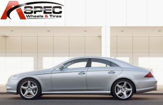 18 Mercedes AMG Style Staggered Silver Wheel Fit C Class C230 C280