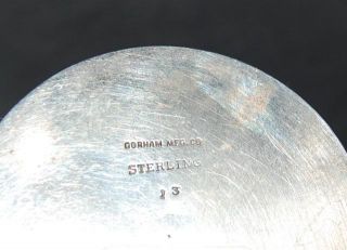 Gorham Sterling Silver Large Hand Engraved Bud Vase
