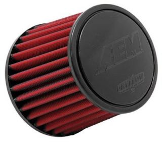 Aem Power 21 202DK Air Filter Element Dryflow Conical Synthetic Red