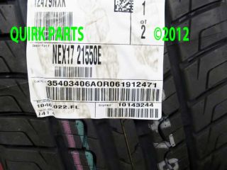 Genuine OEM Nexen CP641 215/50R17/91V Tire. This is the OEM tire for