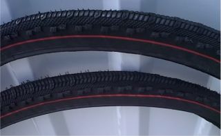 Crazy low price for 2 tires for hybrid or Cyclocross frame, too large