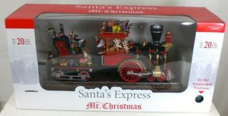 Mr. Christmas SANTAS EXPRESS Animated Musical Train   20 Songs   Real