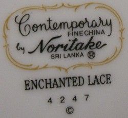 Noritake China Enchanted Lace 4247 Pattern Coffee Pot with Lid