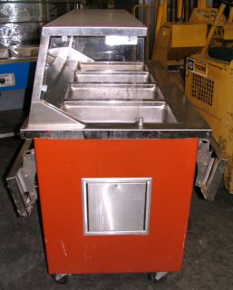 Delfield Hot Food Mobile Serving Counter, Buffet Table Line Catering