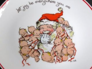 1973 Rose Oneill Kewpie Let Joy Be Everywhere Santa Christmas Doll