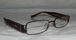 New Chanel 2125 C284A Eyeglass Authentic 52mm Brown Havana