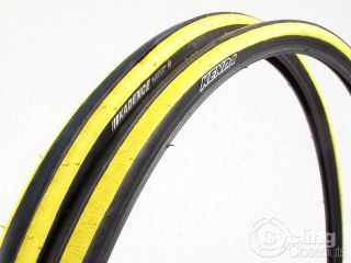 Pair Kenda Kadence Road Bike Tire Tyres 700x23c 700c Yellow