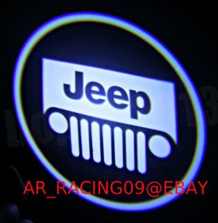 2X Jeep Logo Door Courtesy LED Laser Projector Shadow Lights 5W US