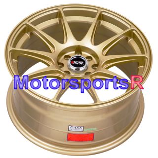 17 XXR 527 Gold Rims Staggered Wheels Concave Nissan 4x4 5 240sx s13