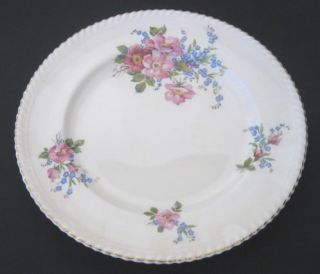Johnson Brothers Old English 10 Dinner Plate Pink & Blue Flowers