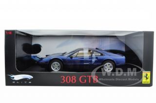 Ferrari 308 GTB Blue Elite Edition 1 18