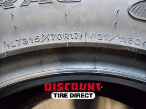 Used 315 70 17 Goodyear Wrangler Duratrac Tire 70R R17