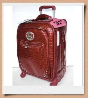  Rolling Expandable Carry on in Merlot w/ 360 degree spinner Wheels