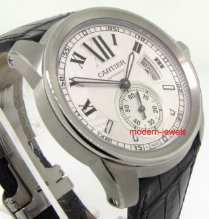 Cartier Calibre de Cartier Mens Watch White W7100037