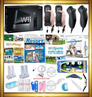 Nintendo Wii MarioKart Sports Resort Motion Plus Bundle 045496880262