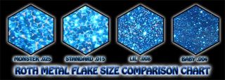 NOTE THIS AUCTION IS FOR STANDARD .015 METAL FLAKE