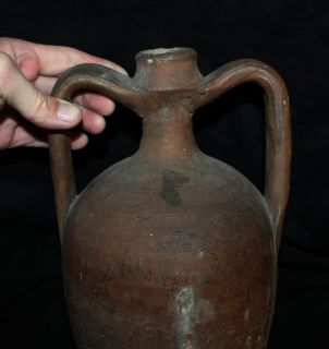 SC High Roman Oil or Wine Pottery Storage Amphora 38 Cm