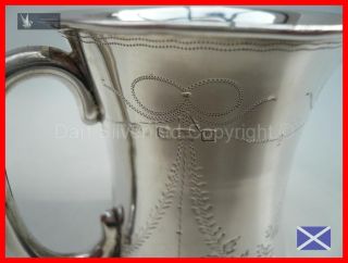 Sterling Silver Bright Cut Christening Mug Cup Hallmarked Birmingham
