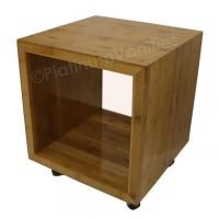 Bamboo Wall Mount Vanity Lower Rolling Storage Box Part