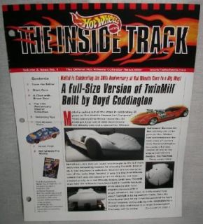 Hot Wheels Inside Track Newsletter 98 Vol 2 Issue 1