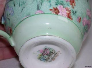 Shelley Melody Tea Cup Saucer & Salad Plate Trio Chintz Henley Gold
