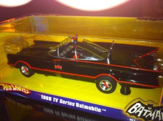Batmobile 1966 TV Hot Wheels New 1 18 Die Cast Car