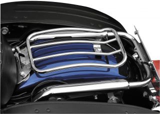 Motherwell 7in Chrome Solo Luggage Rack MWL 430 Harley Davidson