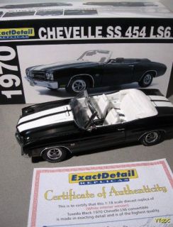 1970 Chevelle 454 LS6 1 18 Lane Exact Detail Diecast