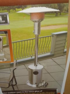 New Nexgrill Stainless Steel Patio Heater Commericial Grade 44 000 BTU