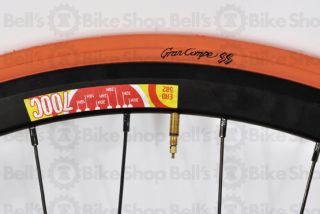 Dia Compe Gran SS Tire 700x23 Orange Track Fix Road New