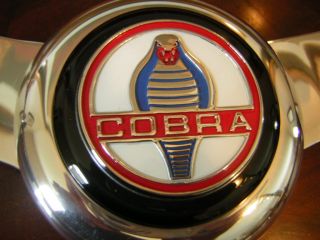 AC Cobra 427 Rivets Nardi Wood Steering Wheel 15 New