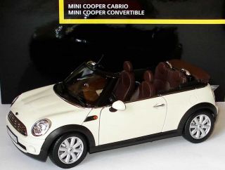 18 Mini Cooper Cabrio R57 2009 weiß pepper white   Dealer Edition