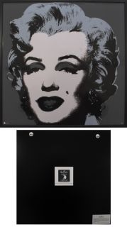 Andy Warhol   Marilyn grau schwarz   Rosenthal   Wandbild