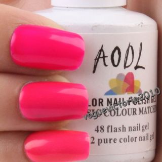 15ml Neon Color Gel Soak off Gel Nagellack Farbgel UV Gel Nail Art #5