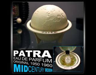MIDCENTURY MODERN PATRA GERMAN PERFUME PARFUM ¾ FULL POST ART DECO