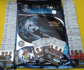 Adrenalyn XL Champions League CL 2012 2013 Starter 25 5 Booster Messi