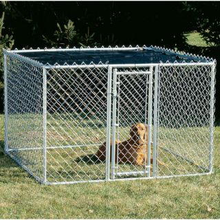 Dog Summer PETssentials Midwest Chain Link Portable Kennel with Sunscreen