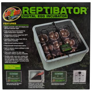 Reptile Humidity Control Zoo Med™ Reptibator Digital Egg Incubator